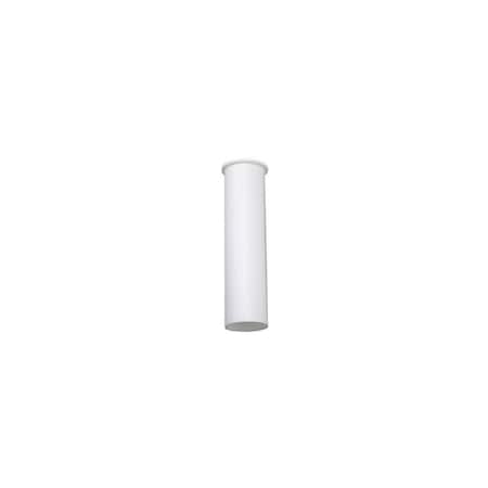 Master Plumber Flanged Kitchen Drain Tailpiece, White Plastic, 1.5 O.D. Tube x 6-In. 453-159