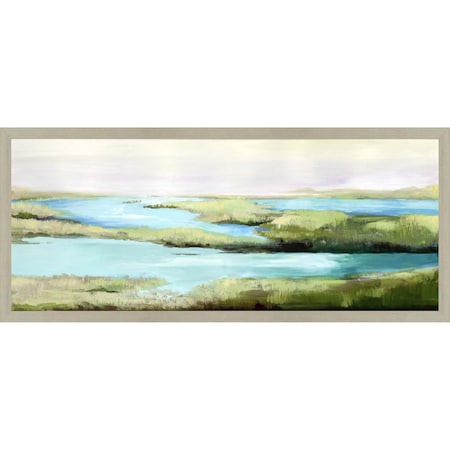 Homeroots Pardis Perdu Silver Framed Print Wall Art 525191