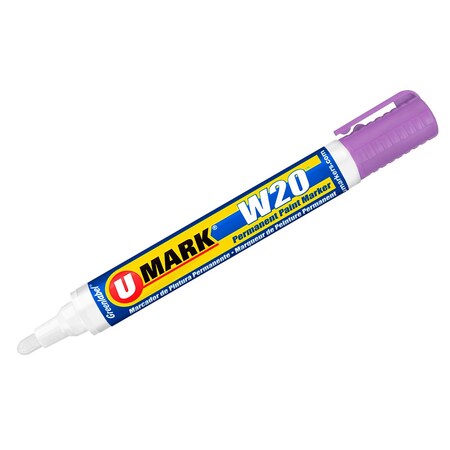 U-Mark Water Based Paint Marker Purpl, 12 PK 10862