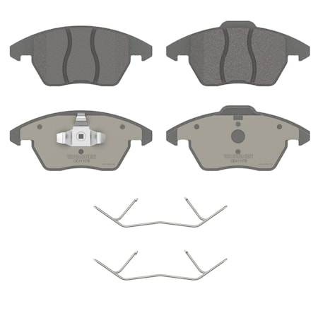 Wagner Brake OEX Front Disc Brake Pad Set Premium Ceramic, OEX1107B