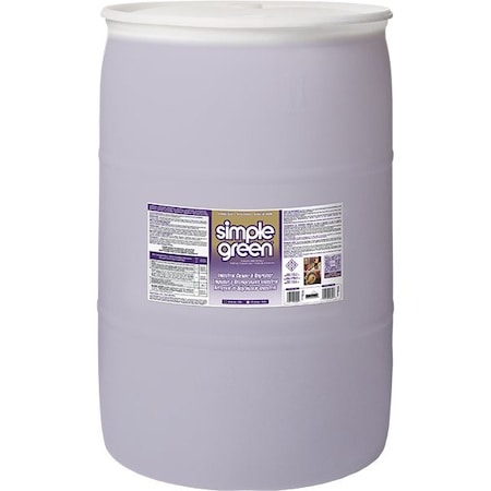 Simple Green Cleaner/Degreaser, 55 gal Drum, Liquid 1600000100055