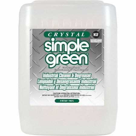 Simple Green Crystal Industrial Cleaner/Degreaser, 5 gal Pail 600000119005