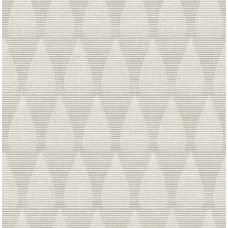 A-Street Prints Mirko Grey Ogee Wallpaper 4141-27145