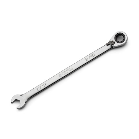 Capri Tools 5/16 in. 120-Tooth Ultra-Smooth Reversible Ratcheting Combination Wrench, XL Long Series, SAE, 12Point CP15831