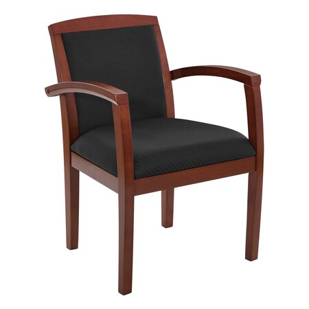 Office Star Products Sonoma Upholstered Back Guest Chair, Cherry SON79CHY-3