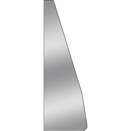 Replacement For Kenworth T800 Curved Glass Year 1995 Stainless Steel Drivers Side Dash End Trim