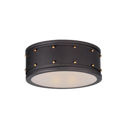 Maxim Trestle 2-Light Flush Mount 25160OIAB