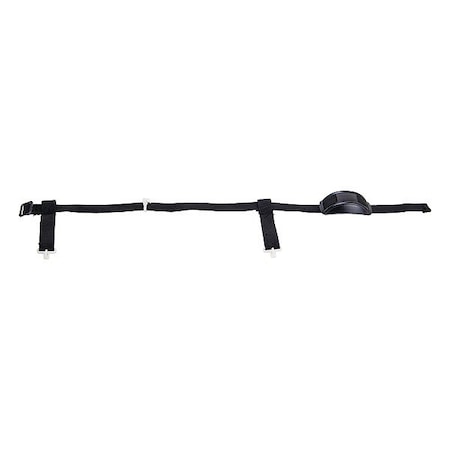 Bullard HardHatChinStrap, Blk, LatexFreeElastic ES3