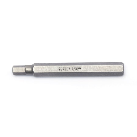 Genius Tools 5/16in Hex Shank, 7/32in Hex Power Bit 72mmL 297207