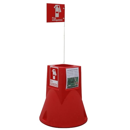 Nmc Jobsite Caddy W/Exting Sign On Pole JSC02