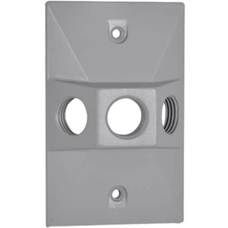 Evolve RE-3 Rectangular Lampholder Cover, Gray EV567433