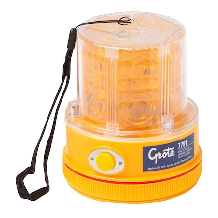Grote Flashing Beacon, Amber 77913-5