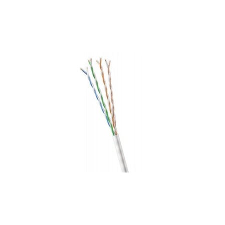 Cable Wholesale Bulk Slim Cat6 White Ethernet Cable, 28AWG Stranded Copper, UTP, Spool, 1000 foot 10X8-891MH