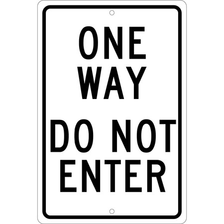 Nmc One Way Do Not Enter Sign, TM73K TM73K