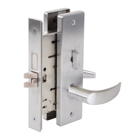 Falcon Grade 1 Dormitory/Exit Mortise Lock, 5-Pin Conventional Cylinder, Avalon Lever, Napa Escutcheon, Sa MA571P AN 626