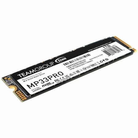 Team Group TeamGroup MP33 PRO M.2 2280 1TB PCIe 3.0 x4 with NVMe 1.3 3D NAND Internal Solid State Drive TM8FPD001T0C101