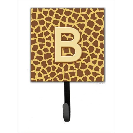 Carolines Treasures Letter B Initial Monogram Giraffe Leash Holder Or Key Hook CJ1025-BSH4
