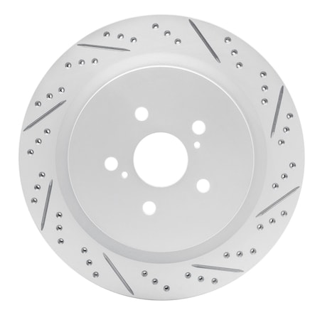Dynamic Friction Co DFC Geoperformance Rotor - Drilled and Slotted 830-75042R