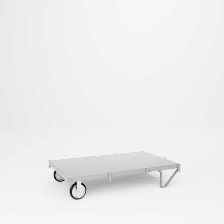 Pucel Semi-Live Platform Truck, 36 in W x 60 in D x 12 in H, Black SLPT-3660