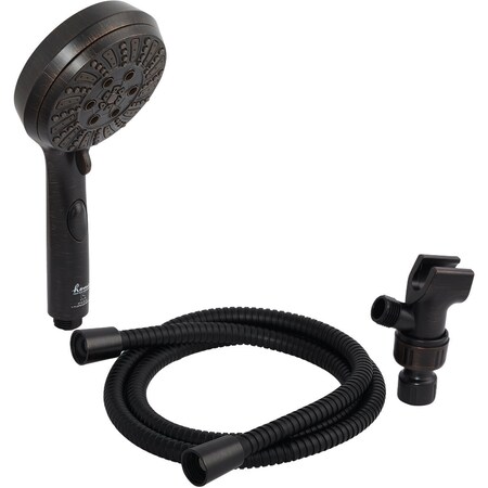 Home Impressions 6-Spray 1.8 GPM Handheld Shower Head Oil-Rubbed Bronze 715211ORB