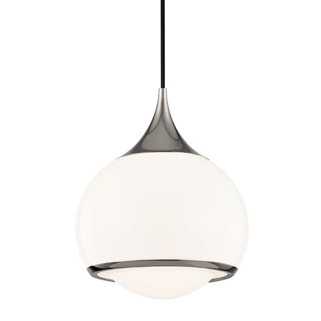 Mitzi Reese 1 Light Pendant 12 In. Polished Nickel H281701M-PN