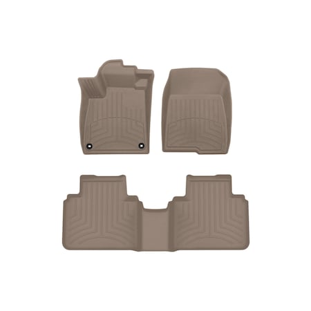 Weathertech Tan, Front and Rear FloorLiner HP 451264-1-2IM
