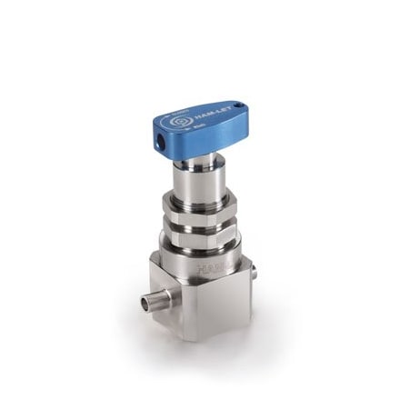 Ham-Let Manual Valve, 2 Port UCV, 1/4 in, Short HM20-4VKLQ-BW4