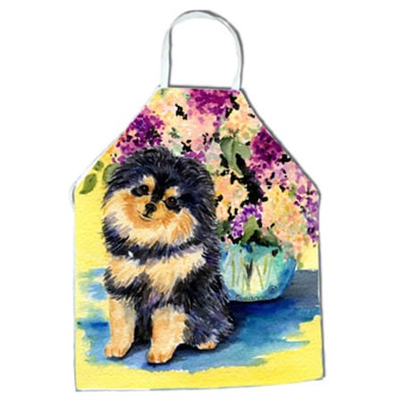Carolines Treasures Pomeranian Apron - 27 x 31 in. SS8290APRON