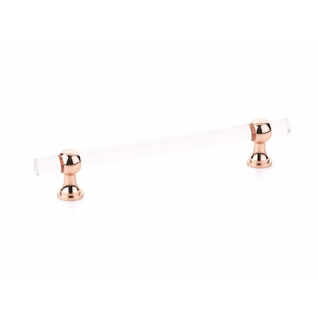 Schaub 6in Center to Center Lumiere Transitional Cabinet Pull Bright Brass Finish 416-03