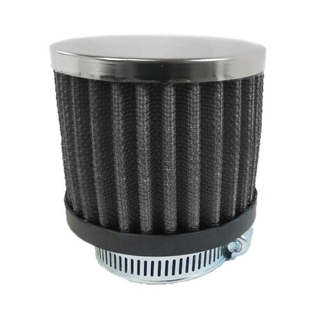 Racing Power 3 in. Tall 1.5 in. ID Clamp-On Breather, Chrome RPCR9309BK