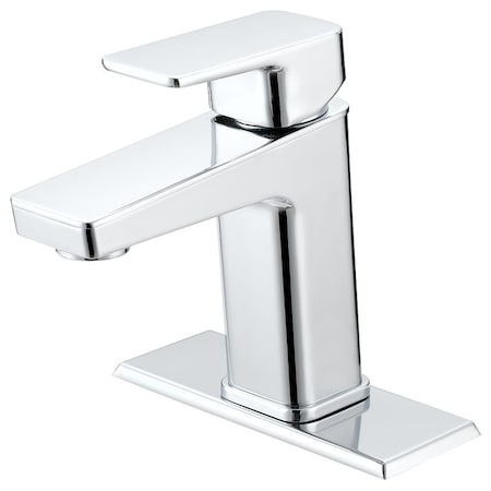 Boston Harbor Lavatory Faucet, 12 gpm, 1Faucet Handle, 1, 3Faucet Hole, MetalPlastic, Chrome Plated FS6A0215CP