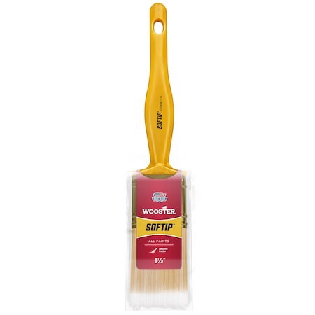 Wooster 1-1/2" Trim/Wall Soft, Synthetic Bristle, Paint Brush, Plastic Handle Q3108-1 1/2