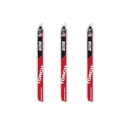 Milwaukee Tool 12 in x 10 TPI, Reciprocating Saw Blade, 1 PK 48-00-6353