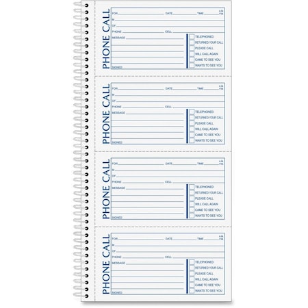 Tops Products BOOK, PHN, MESSAGE, 60%RECYE 74620