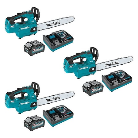 Makita Xgt Brushless 16" Chain Saw Kit, 40V GCU03M1-3