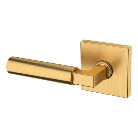 Baldwin Baldwin Preconfigured L029 Lever with R017 Rose Left Hand Half Dummy Lock Lifetime Satin Brass L029044LDM
