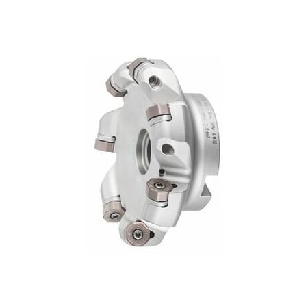 Garant TwinCut 45 Degree Face Mill, Normal Pitch, with Bore, 100mm Diameter, 7 Inserts 213415 100/7