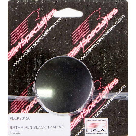 Active Athlete BLK20120 1.25 in. Breather Valve Cover with VC Hole, Black AC3626826