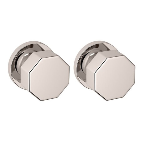 Baldwin Preconfigured 5073 Knob with 5046 Rose Passage Lock with 2-3/8in Backset and Full Lip 5073055PASS
