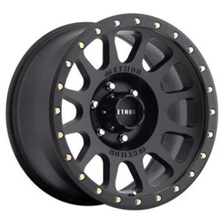 Water World NV 5 on 5 Bolt Pattern 4.75 in. Back Space - Matte Black WA3646305
