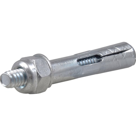 Hillman 1/4 in. D X 1 3/8 in. L Steel Hex Head Sleeve Anchors 50 pc 370823