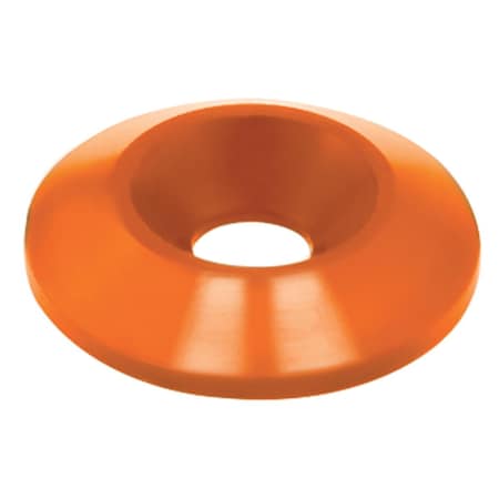 Allstar Performance Countersunk Washer, Orange, 10PK ALL18694