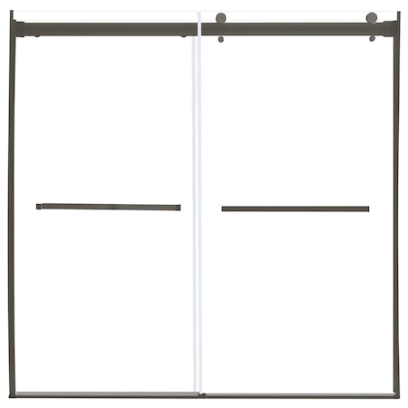 Craft And Main Double Roller Shower D, 60x63in, Frameless LGDR6063-CL-GMG