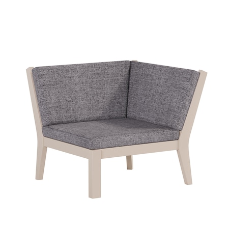 Polybird BREEZE DEEP SEAT SECTIONAL PIECE CORNER UNIT SAND POLYBIRD P104-SN-CASL