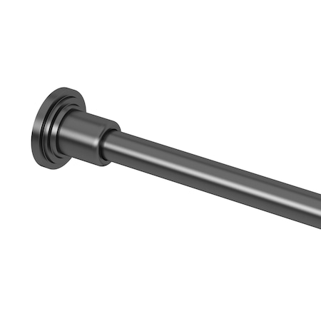 Gatco Marina 72" Shower Rod Set, Matte Black 819MX