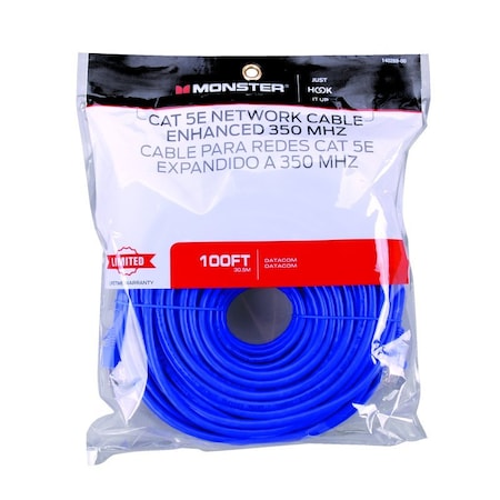 Monster Cable Just Hook It Up 100 ft. L Category 5E Networking Cable 140269-00