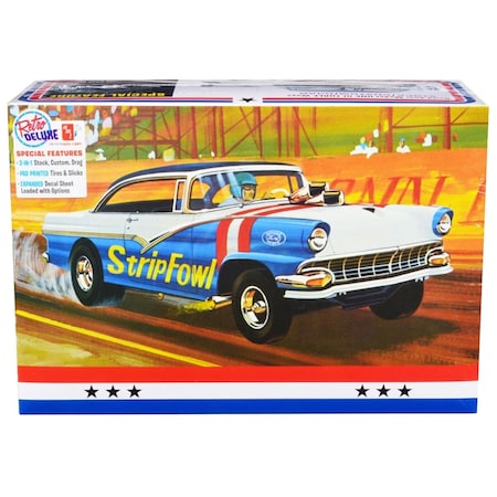 Time2Play 3-in-1 Skill 2 Model Kit - 1 by 25 Scale Model for 1956 Ford Victoria Hardtop TI3482801