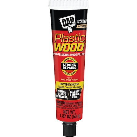 Dap Plastic Wood 1.8 Oz. Natural Solvent Professional Wood Filler 7079821500