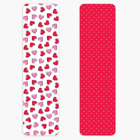 Nashville Wraps Scattered Hearts Cookie Backer Cards, 2.625 x 9.5, 25PK GCBSH29