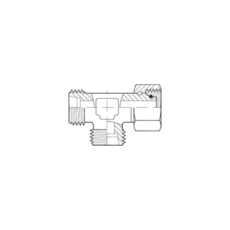 Adaptall FEMALE DIN (SWIVEL) RUN TEE S12 S12 S12 5390S-12